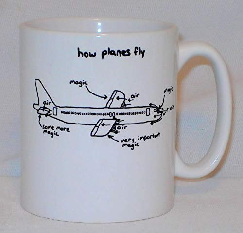 How Planes Fly Ceramic Mug Funny Engineer Novelty Gift