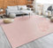 Paco Home Tappeto per soggiorno tinta unita semplice e moderno pelo corto, div. misure e colori, Dimensione:200x280 cm, Colore:Rosa