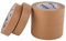 9Cube 6 Kraft Paper Packing Tape, Brown Strong Parcel Packaging, Recyclable Heavy-Duty Self-Adhesive Biodegradable Vegan, for Masking Decorating Craft Box Moving House Cardboard, 25mmx50M