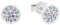 Prinzessin Lillifee Ohrstecker 925 Sterling Silber Mädchen Kinder Ohrschmuck, mit Zirkonia synth., 0,7 cm, Silber, Kommt in Schmuck Geschenk Box, 2031155