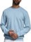 Indicode Herren Holt Sweatshirt aus Baumwollmischung | Sweater mit RIPP-Bündchen Pullover für Männer Blue Wave, XXL