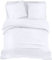 Utopia Bedding - Housse de Couette 220x240cm, Drap Housse 160x200cm et Taies d'oreiller 65x65cm - Microfibre brossée Polyester Douce (Blanc)