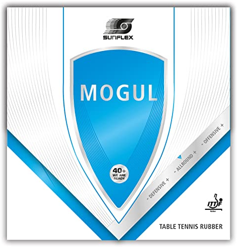 Sunflex Mogul Tischtennis-Belag | professioneller Allround Belag | ITTF zugelassen | hohe Kontrolle | für Einsteiger | versch. Stärken + Farben