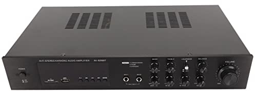 628BT Surround Sound Heimkino AV Receiver, 5.0 Kanal Bluetooth Heimkino Receiver, Auto Sound Stereo Verstärker für Heimkino Karaoke Party