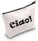 MNIGIU Italienische Reise Geschenk Willkommen Tasche Ciao Bella Make-up Tasche Lustige Italien Wort Tasche Italien Geschenk, Ciao