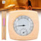 2 in 1 Funktion Sauna Thermometer Hygrometer: Sauna thermometer mit Rotierender Sanduhr Holz, Automatische Kalibrierung Sauna Hygrometer für eine genaue Messung der Temperatur, Luftfeuchtigkeit