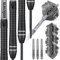 Unicorn Gary 'The Flying Scotsman' Anderson Noir Phase 6 Dartpfeil-Set, Schwarz, 25 g