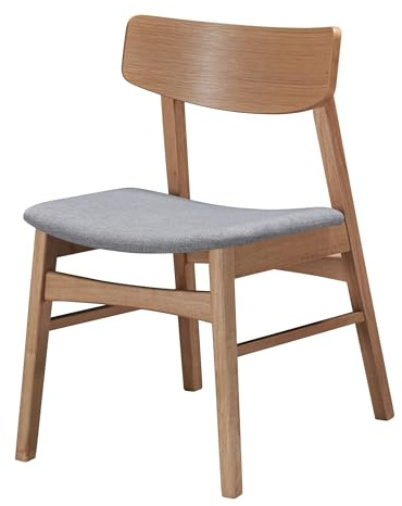 Selsey Paraves Stuhl, Engineered Wood, Eiche Natur, 48,5 cm Länge