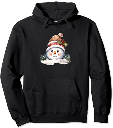 tolles Weihnachtsdesign mit Christbaum und Weihnachtsmann Pullover Hoodie