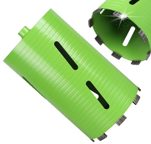 BETTERI 6 Inch Dry Core Drill Bit, 5/8-11 Threaded Concrete Core Bit | 10 Drilling Depth, 5/8-11 Threaded Diamond Core Bit, Laser Welded, Dry Drilling, For Concrete/Brick/Hard Masonry