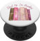 Shut Up I'm Reading Bookish, Design „Kokette“, rosa PopSockets Klebender PopGrip