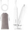 HEBECA Tondeuse de nez pour homme et femme – Tondeuse poil de nez électrique - Rasoir nez oreilles sourcils portable étanche rechargeable - Argent