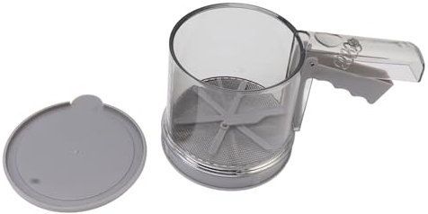 Setaccio Per Farina, Setaccio Per Farina, Setaccio A Tazza Per Farina, Setaccio Trasparente A Maglia Fine, Setaccio Per Cottura In Plastica Trasparente, Setaccio Per Polvere, Per (Double Layer)