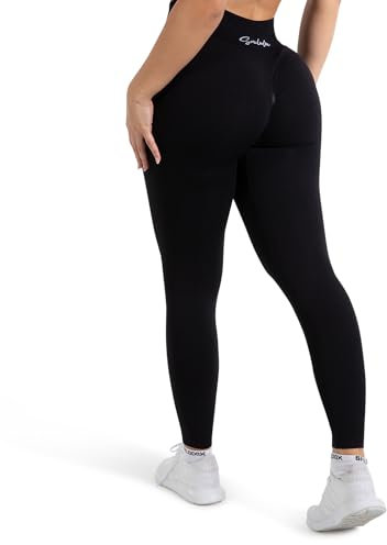 SMILODOX Leggings Damen Silvia Scrunch, High Waist Sporthose Blickdicht Leggins Damen, Booty Scrunch, Elastische Fitness Scrunch But Lift Sportleggings für Yoga, Gym, Workout & Freizeit