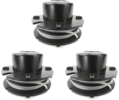 Matrix 3x Ersatzteil Ersatzfaden Mähfaden Faden für Rasentrimmer BMS 4-31 | 5m | 2,4 mm | PGT 4in1-S | GT 700-4 | BMS 4-31-1