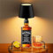 PQETBV Lampada da Tappo per Bottiglia, IP45 Impermeabili Lampada a Bottiglia LED, 5200mAh Batteria Lampada da Tavolo Portatile Ricaricabile per Ristoranti e Bar Interni ed Esterni(Nero)