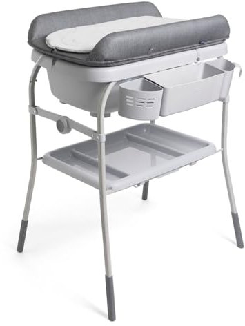 Cuddle&Bubble - Bañera con cambiador Graphite Melange