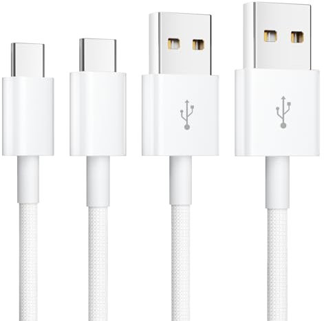 2Pack 1.8M IPhone 15/16 Charger Cable,USB A to USB C Charging Cable for iPhone 16/ 16E(SE4)/ 16 Pro Max/16 Plus, iPhone 15/15 Pro Max, AirPods , AirPods 4, Pro 12.9/11/Air USB C Charger power Cord