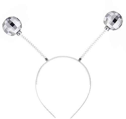 Btgghytr Bandeau pour femmes et filles - Poudre scintillante - Serre-tête extraterrestre - Serre-tête disco - Serre-tête pour soirée - Accessoire pour cheveux mignon