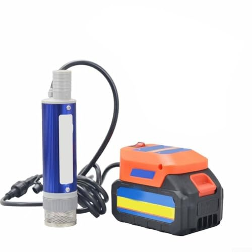 Bomba sumergible de batería de litio de 21V para diésel y agua, diseño portátil con caudal de 40 a 60 l/min y cable extendido