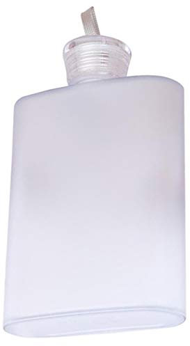 Fenteer Portable Flache Trinkflasche/Wasserflasche für Reise - 400ml - Weiß