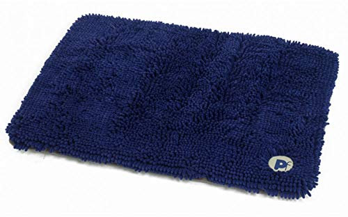 Petface Outdoor Paws Hundematte aus Memory-Schaum, Mikrofaser, klein, Blau