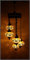 Samarkand - Lights Handgefertigte Orientalische Mosaiklampe Mosaik Glas Hänge Lampe Innenleuchte Pendelleuchte Deckenleuchte Aussenleuchte Handarbeit Hängeleuchte Hängelampe Größe 3 / L/Gold