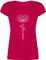 T-Shirt Damen V Ausschnitt - und Wellness Geschenk - Namaste Lotusblüte Yoga Chakra - XS - Fuchsia - yogashirth yogashirt Meditation Joga Tshirt yogashirts yogashirtsdamen spirituelle Blume