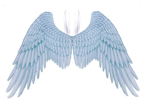 Stecto - Alas de plumas de ángel para adultos, alas de plumas creativas no tejidas, alas de ángel de Halloween en 3D, alas de hada, alas de cosplay de carnaval para fiestas de máscara.