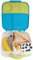 b.box Lunch Box para Niños | Fiambrera Infantil Bento Grande con 4 Compartimentos (2 Herméticos), Separador Extraíble, Bolsa de Gel Frío | Fiambrera para Niños Ideal para Escuela | 3+ Años | 2 L