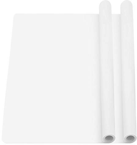 VEGCOO 2 tappetini extra large in silicone per artigianato, gioielli, stampi in resina, 40 cm x 30 cm