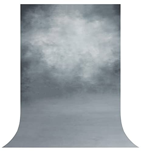 Allenjoy 5x7ft Old Master Fabric Grey White Photography Backdrop Retro Gray Abstract Background for Professional Portrait Photoshoot Photo Booth Studio Props