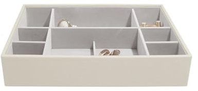 Stackers Oatmeal Supersize Jewellery Box Watch & Accessory Layer