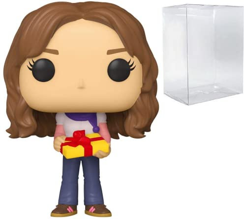 Harry Potter - Holiday Hermine Granger Funko Pop! Vinyl-Figur (gebündelt mit kompatibler Pop-Box-Schutzhülle), mehrfarbig, 9,5 cm