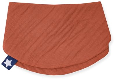 Julius Zöllner Halstuch aus 100 Prozent Musselin-Baumwolle, 40/17 cm, OEKO-TEX STANDARD 100, Made in Germany, Rost