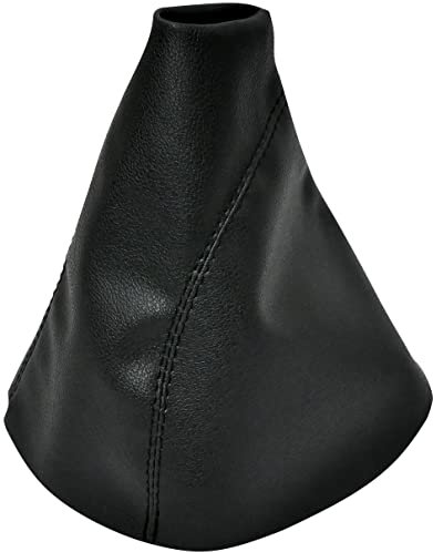 AERZETIX - C58515 - Funda para palanca de cambios - compatible con Seat Leon 2 1P de 2005 a 2011, Toledo 3 5P de 2005 a 2009, Altea 1 de 2004 a 2009 - color: negro - en piel sintética