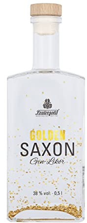 Golden Saxon Gin Likör 0,5l 38% vol. mit Blattgold