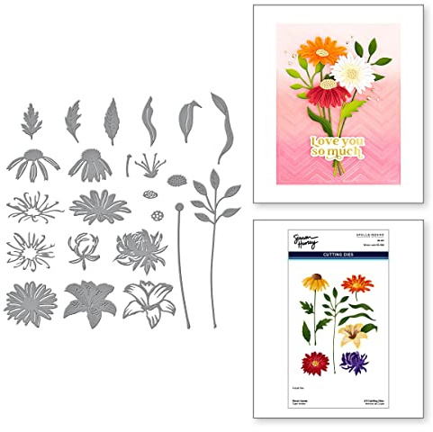 Spellbinders S6-215 Stanzschablonen mit Blumenstielen aus der Photosynthese-Kollektion von Simon Hurley