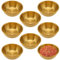 ZOENHOU 8 PCS Small Gold Dipping Bowls, Gold Stainless Steel Bowls Dipping Sauce Dishes, Round Seasoning Dish Sushi Appetizer Serving Bowls for Kitchen