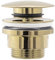 Rea Waschbeckenstöpsel universal click-clack Gold Pop-Up Ablaufgarnitur für Waschbecken & Waschtisch (Gold)