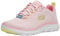 Skechers Damen Flex Appeal 5.0 Low-Top-Sneaker, Pink Mesh Yellow Trim, 40 EU
