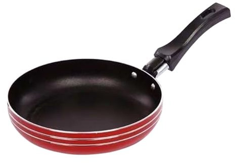 Gralara Poêle à Frire de Cuisine, poêle à œufs, ustensiles de Cuisine, poêle à Steak, poêle à Griller, Diamètre 18cm