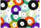 Moslion Musik-Vinyl-Dreifach-Kippschalter-Abdeckungen, Vintage-Scheibe, bunte Musik-Schallplatten, Graffiti-Wandplatte, Schalter, Steckdose, Heimdekoration, Schlafzimmer, Badezimmer
