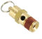 14 Male NPT Safety Valve for Air Compressors Automatic Pressure Release, Brass Construction, 150/165 PSI Set Pressure (150PSI)