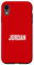 Hülle für iPhone XR Jordanische Nationalflagge, Farbe: Rot