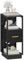 Hzuaneri Nachttisch, Beistelltisch mit Offenes Fach, Nachttisch Schmal mit 1 Stoffschublade, Modern, für Schlafzimmer, Wohnzimmer, 30 x 24 x 60 cm Schwarz NS51304B