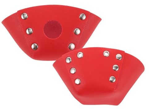 Anneome 2 Stück Pu Zehenschutz für Rollschuhe und Schlittschuhe mit Abnehmbarem Design Schutzkappen in Blau Praktisches Eislaufzubehör für Damen und Herren