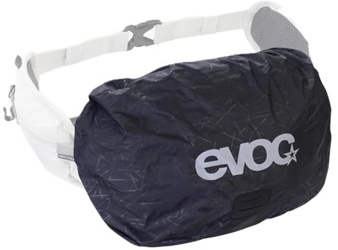 EVOC RAINCOVER Sleeve HIP Pack, leichte Regenhülle für Bauchtasche (wasserdichter Schutz, Schutzbeutel Hüfttasche mit reflektierendem Druck, Bauchtasche Regenhülle, für 3-7 l Hip Packs)