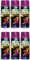 Deco Color 6er Sparpack DC Lackspray glänzend 400ml nach RAL freie Farbauswahl (6 Dosen in verkehrspurpur glanz RAL 4006)