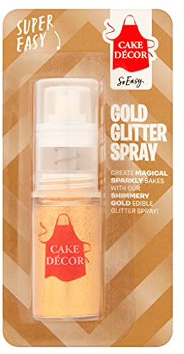 Cake Decor Gold Glitter Spray 4g